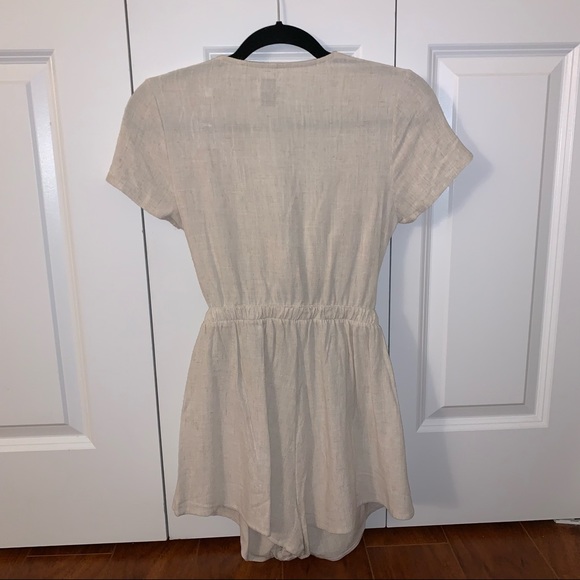 Princess Polly Ragnar Tie Front Romper - Picture 5 of 6